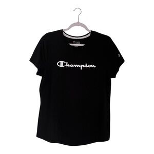 Champion Women's Black Short Sleeve Tee